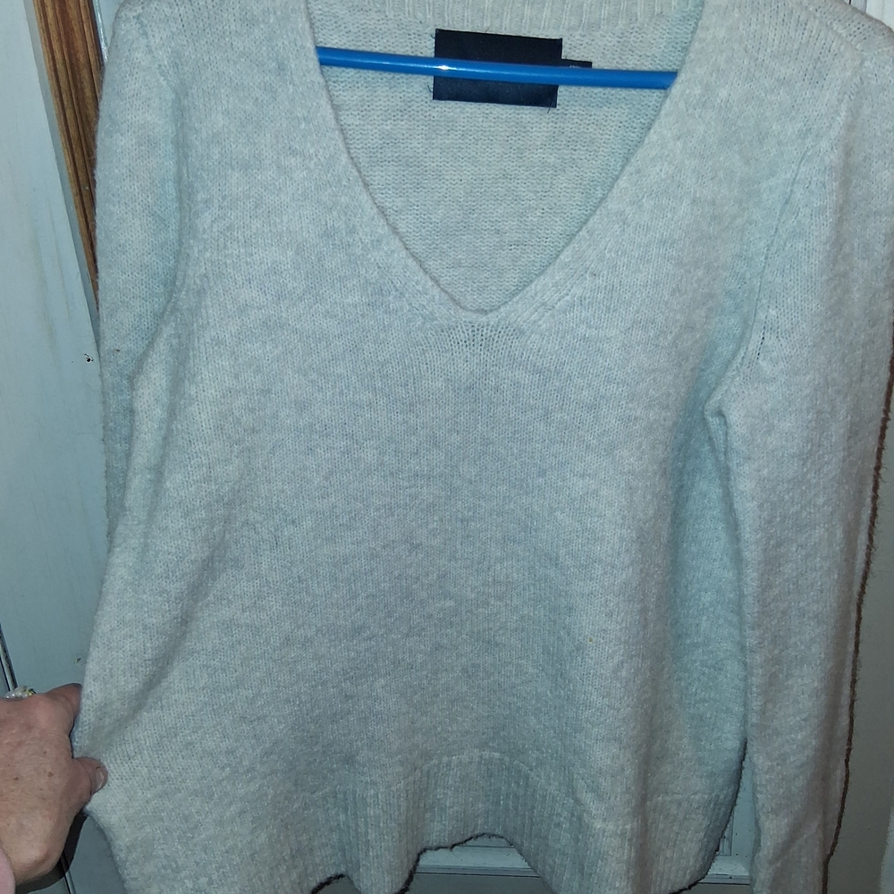 Calvin Klein Jeans Women's Light Gray Sweater